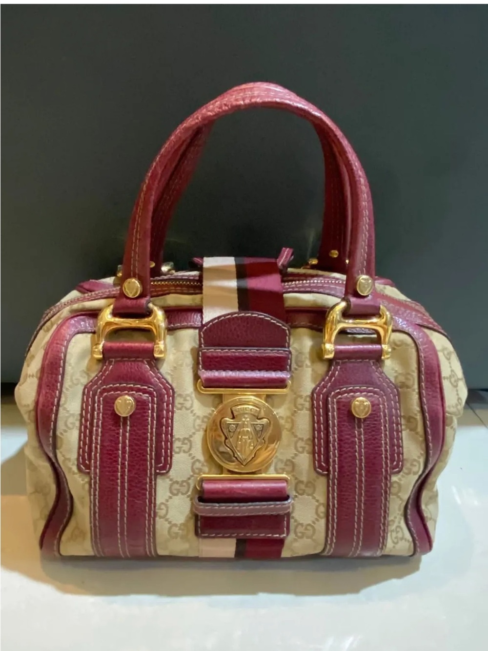 Gucci Aviatrix Boston Handbag